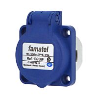 FAMATEL Zásuvka 230V/16A IP54 vestavná smyčk.