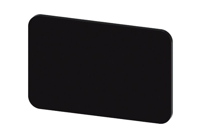 SIEMENS Štítek popisný 17,5 x 27 mm, štítek černý, bez nápisu