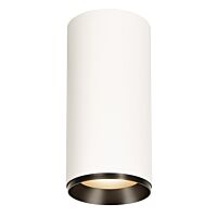 NUMINOS® XL PHASE, přisazené stropní svítidlo bílé/černé 36 W 3000 K 36°