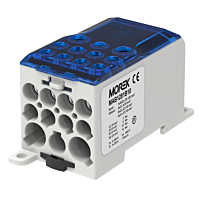 MOREK Distribuční blok OJL 280A, vstup 1xAl/Cu120mm², výstup 2x35/5x16/4x10mm² modrý