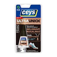 CEYS Lepidlo ULTRA UNICK GEL vteřinové, 5g, se štětcovým aplikátorem 48504270