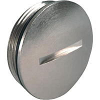 AGRO  Závitová záslepka G2 kov kruhová -40 až 100°C dél záv 10mm