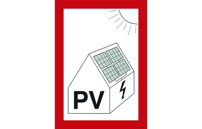 PROTEC Tabulka "PV" pro fotovoltaická zařízení A6