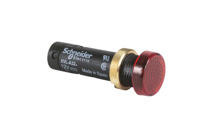 SCHNEIDER XVLA314 Signálka s LED - 12 mm , 5 V,čer