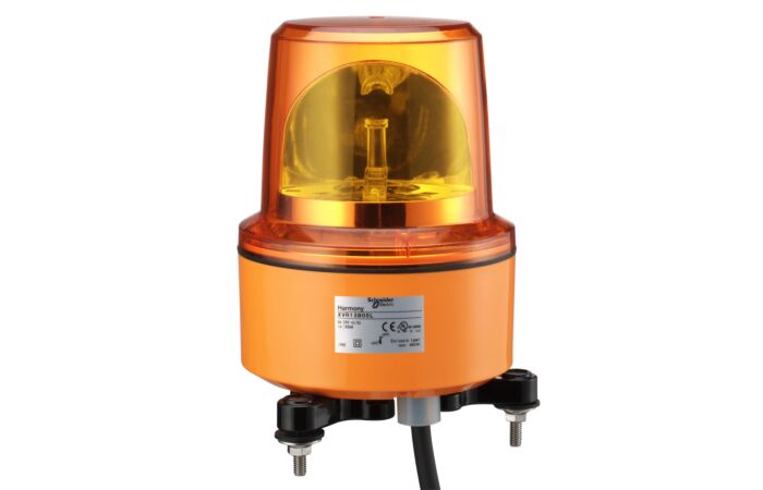 SCHNEIDER XVR13G05L Rotační maják, LED-oranž, 120V