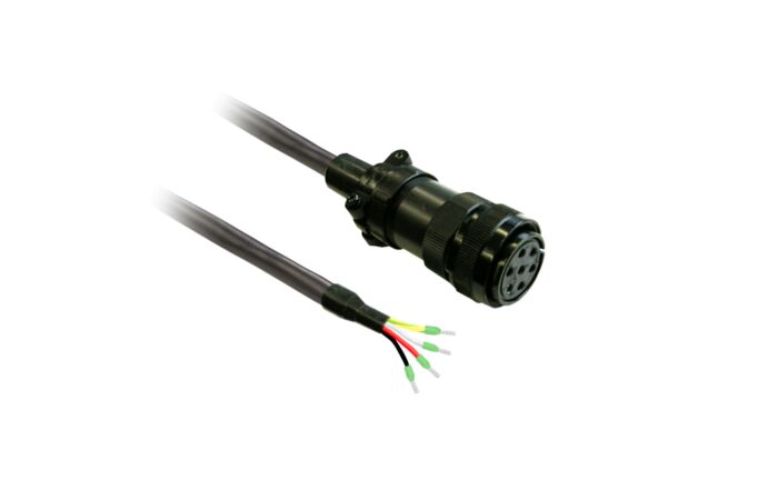 SCHNEIDER Silový kabel 3m stíněný 6mm², BCH2 MIL conn.