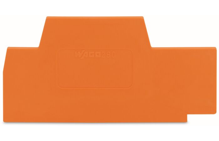 WAGO Bočnice 280-343 koncová oranžová