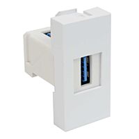 KOPOS Zásuvka QUADRO QD 45X22,5-USB bílá