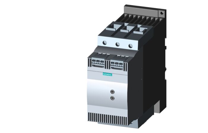 SIEMENS Softstartér S3, 80A, 45kW/400V, 40 stupňů, AC200-480V, AC/DC 110-230V