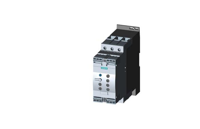 SIEMENS Softstartér S2, 45A, 22kW/400V, 40 stupňů, AC200-480V, AC/DC 110-230V