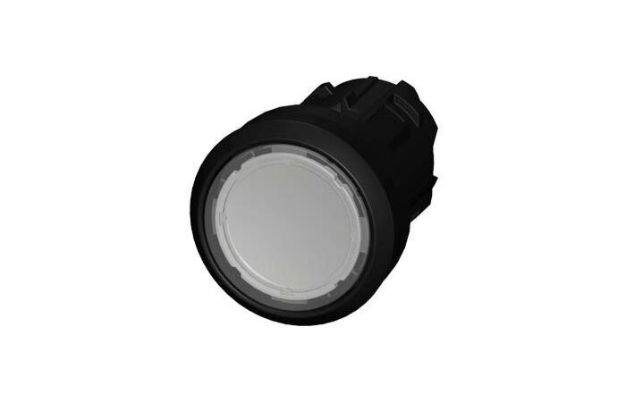 SIEMENS Tlačítko, 22 mm, kulaté, plast, čirá, knoflík stiskací