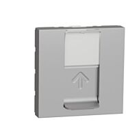 SCHNEIDER Zásuvka Unica datová 1xRJ45 5e UTP, 2M, aluminium