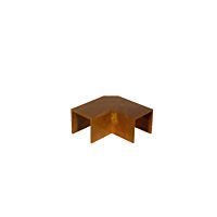 MALPRO Kryt 18x18 úhel plochý, imitace tmavé dřevo