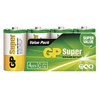 GP  Baterie alkalická  SUPER C (LR14) 4SH