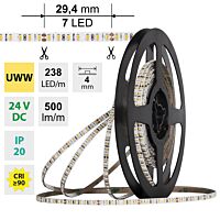 LED pásek SMD2216 UWW, 238LED/m, 7,2W/m,