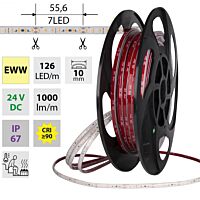 LED pásek SMD2835 EWW, 126LED/m, 9,6W/m,