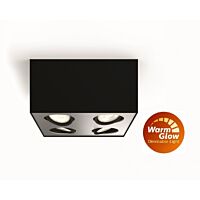 PHILIPS Svítidlo LED Box 4x4,5W 2000lm 2200K-2700K bodové IP20 černá