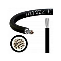 Solar kabel  6 H1Z2Z2-K černý