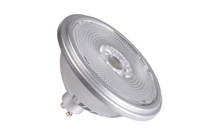 QPAR111 GU10, LED světelný zdroj stříbrný 12,5 W 2700 K CRI 90 30°