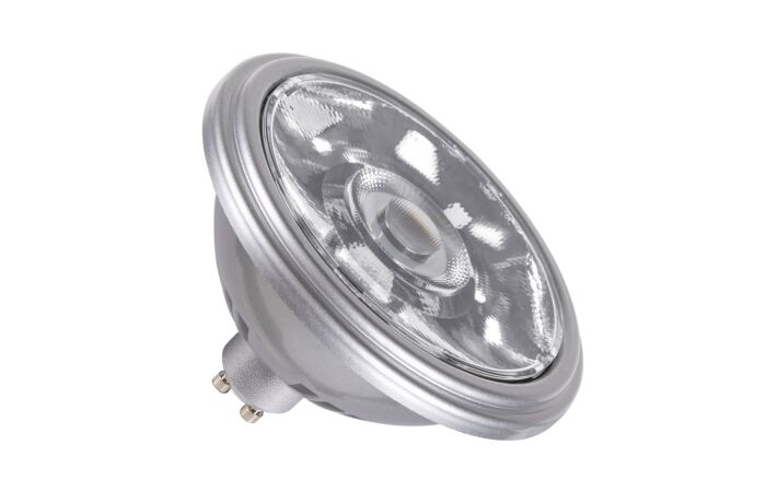 QPAR111 GU10, LED světelný zdroj stříbrný 12,5 W 3000 K CRI 90 10°