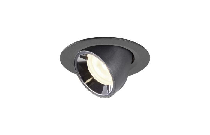 SLV Svítidlo LED NUMINOS® GIMBLE XS 7W 730lm 4000K 40° zápustné IP20 černá/chrom