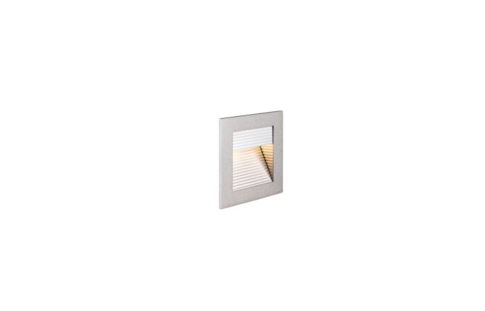 SLV Svítidlo LED FRAME CURVE 3W 140lm 2700K hranaté vestavné IP20 stříbrná