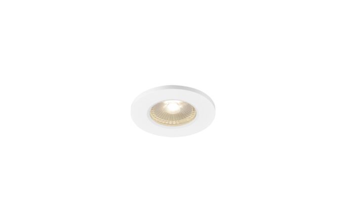 SLV Svítidlo LED KAMUELA ECO, 6,5W, 400lm, 3000K, zápustné, stmívatelné, Fire-rated protipožární IP65 bílá