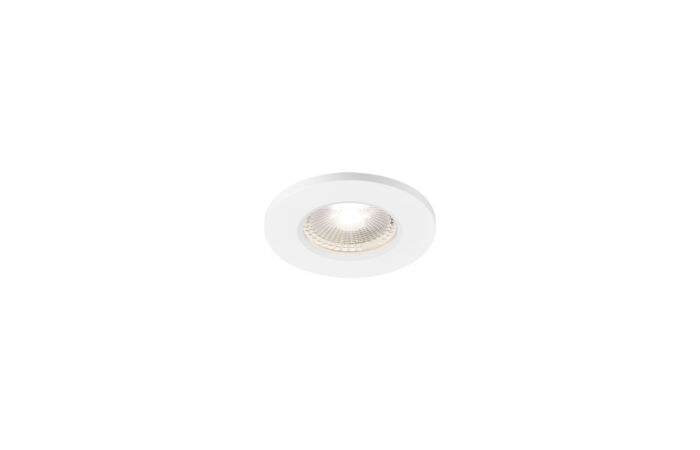 KAMUELA ECO LED Fire-rated stropní vestavné svítidlo, bílá, 4000K, 38°, stmívatelné, IP65