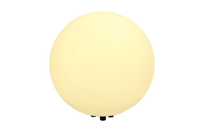 SLV Svítidlo ROTOBALL FLOOR 40 24W E27 lampa stojací Ø 50cm IP44 bílá