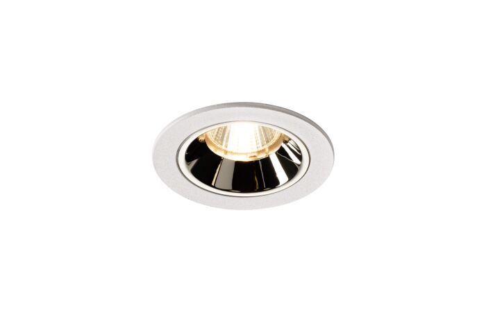 NUMINOS® DL S, vnitřní LED zápustné stropní svítidlo bílá/chrom 2700 K 20°