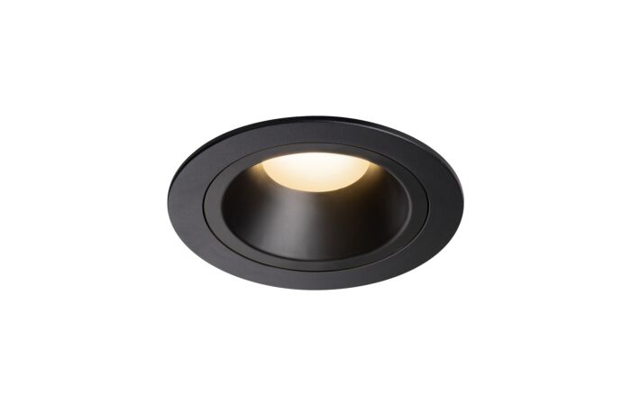 NUMINOS® DL M, vnitřní LED zápustné stropní svítidlo černá/černá 2700 K 20°