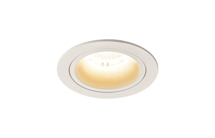 NUMINOS® DL M, vnitřní LED zápustné stropní svítidlo bílá/bílá 2700 K 20°