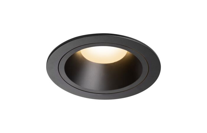 SLV Svítidlo LED NUMINOS® DL L, vnitřní  zápustné stropní  černá/černá 2700 K 20°
