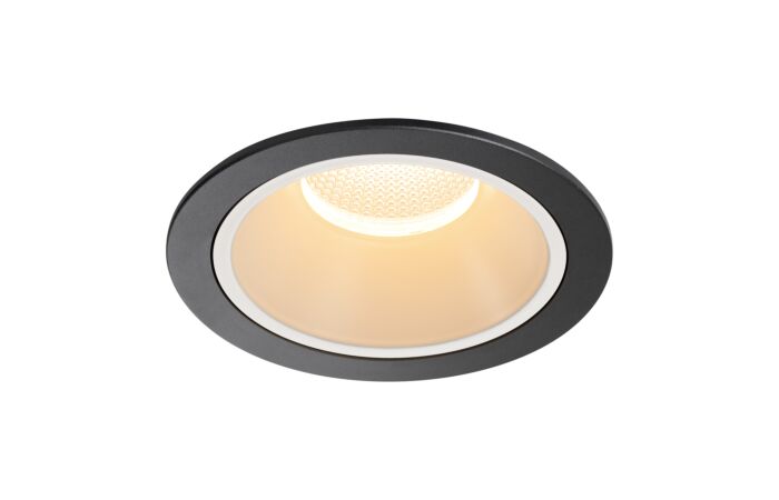 SLV Svítidlo LED NUMINOS® DL XL, vnitřní  zápustné stropní  černá/bílá 2700 K 20°