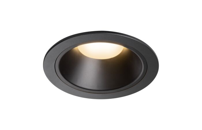 SLV Svítidlo LED NUMINOS® DL XL, vnitřní  zápustné stropní  černá/černá 2700 K 55°