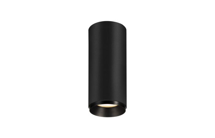 NUMINOS® CL PHASE S, vnitřní LED přisazené stropní svítidlo černá/černá 3000 K 24°