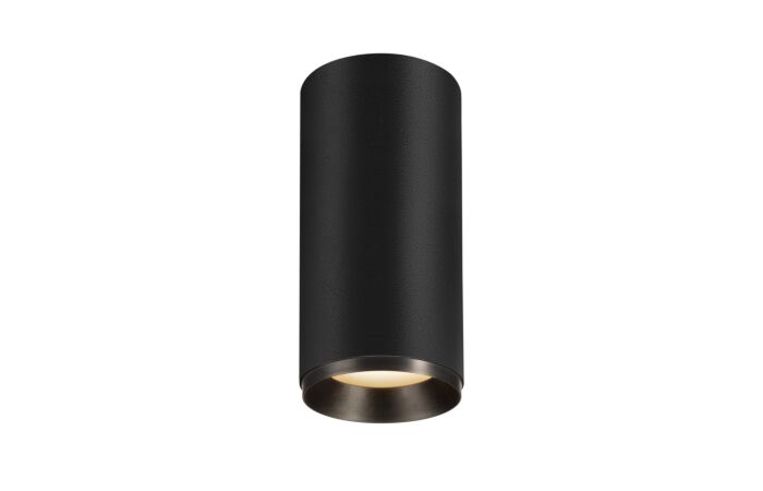 NUMINOS® CL PHASE L, vnitřní LED přisazené stropní svítidlo černá/černá 3000 K 60°