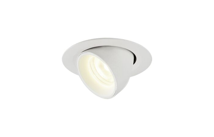 SLV Svítidlo LED NUMINOS® GIMBLE XS 7W 750lm 4000K 20° zápustné IP20 bílá