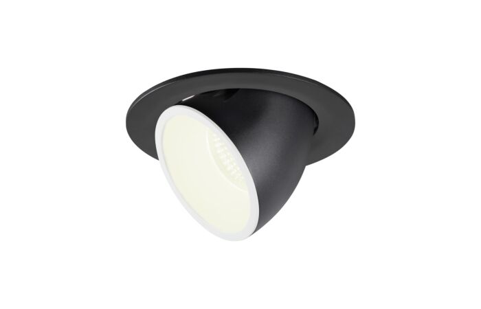 NUMINOS® GIMBLE L, zápustné stropní svítidlo černé/bílé 4000 K 40°