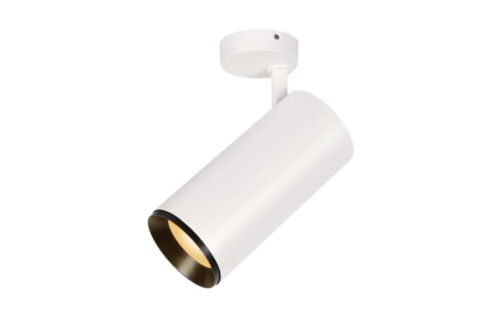 NUMINOS® SPOT XL PHASE, přisazené stropní svítidlo bílé/černé 36 W 2700 K 60°