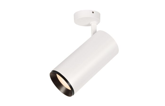 NUMINOS® SPOT XL PHASE, přisazené stropní svítidlo bílé/černé 36 W 3000 K 36°