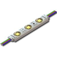 MCLED Modul LED 3xSMD5050, 0,65W, 12V, 54mA, RGB, úhel 160°, IP65