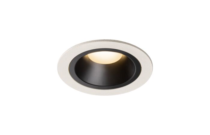 SLV Svítidlo LED NUMINOS® DL M, vnitřní  zápustné stropní  bílá/černá 2700 K 40° Kardanův závěs, otočné a výkyvné