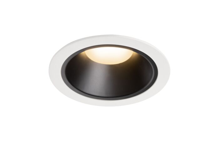 SLV Svítidlo LED NUMINOS® DL XL, vnitřní  zápustné stropní  bílá/černá 2700 K 20°