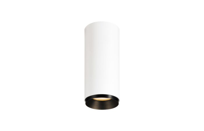 NUMINOS® CL PHASE S, vnitřní LED přisazené stropní svítidlo bílá/černá 2700 K 24°