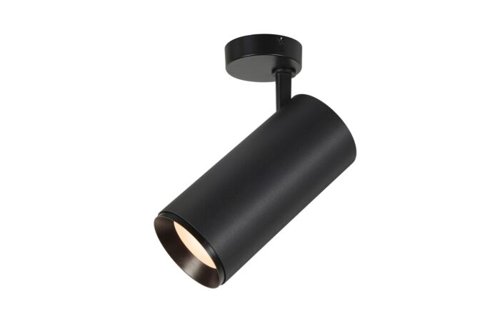 NUMINOS® SPOT XL PHASE, přisazené stropní svítidlo černé 36 W 3000 K 24°