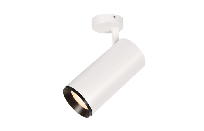 NUMINOS® SPOT XL PHASE, přisazené stropní svítidlo bílé/černé 36 W 3000 K 24°