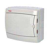 FAMATEL Skříň ACQUA 3908-TB, 8TE, 215x235x110mm, neprůhledná plastová dvířka, IP65