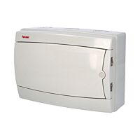 FAMATEL Skříň ACQUA 3912-TB, 12TE, 215x305x110mm, neprůhledná plastová dvířka, IP65