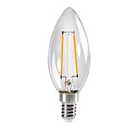 KANLUX Žárovka LED 2,5W-25 E14 2700K svíčka čirá Filament
